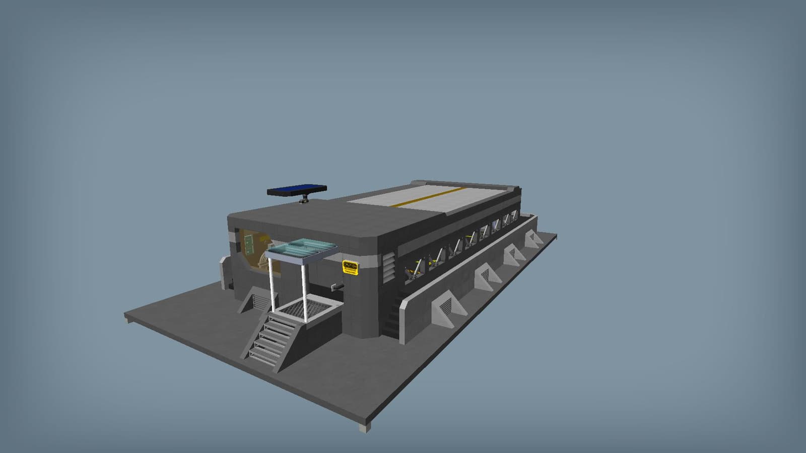Sci-Fi Tank Garage