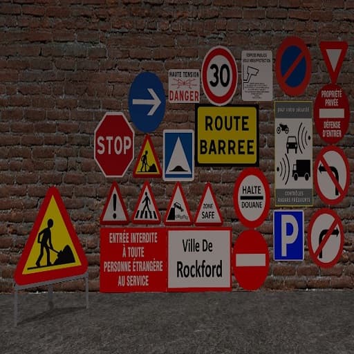 Panneau De Signalisation Francais