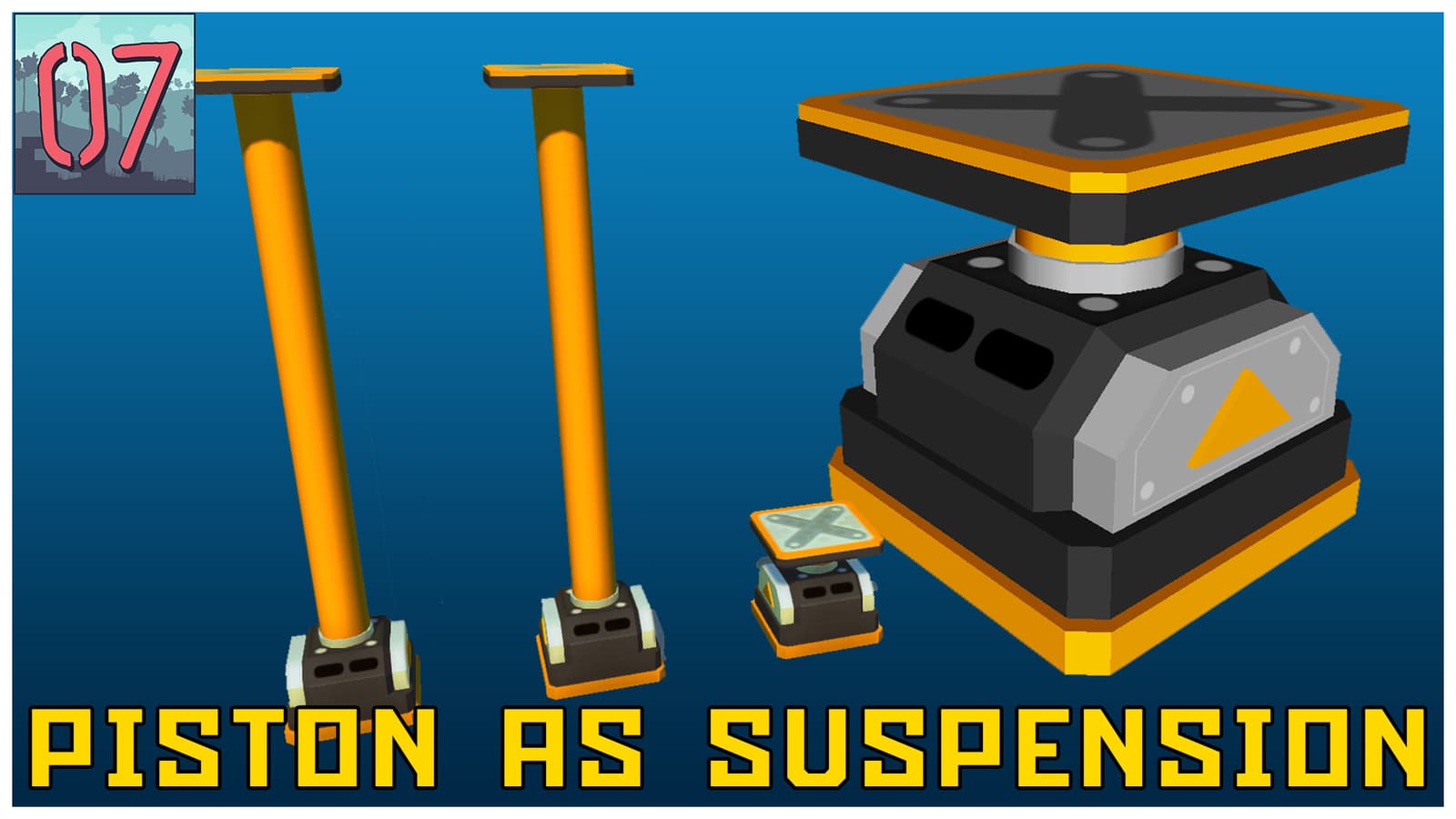 Piston as Suspension Mod