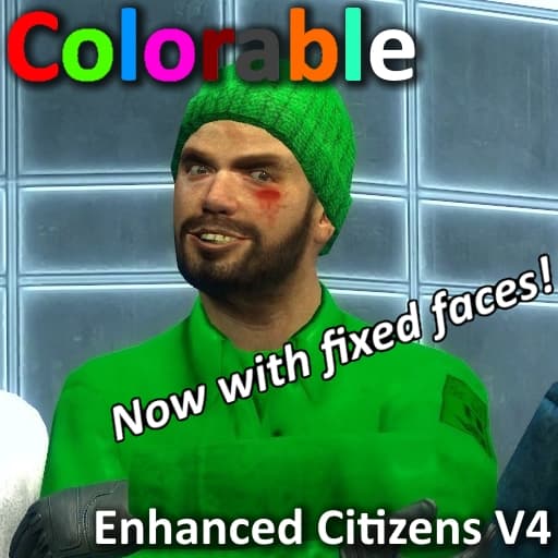 [OLD] Colorable Enhanced Citizens V4.1 (Garry's Mod)