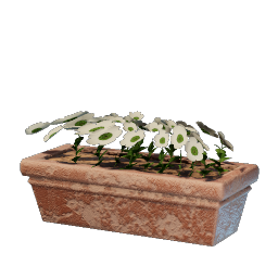 Long White Flower Pot.png