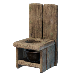 Wooden Lavatory