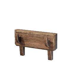 Two-Handed Melee Weapon Wall Mount