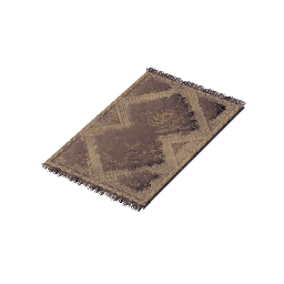 Big furry straw mat