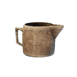 Crude Wooden Jug