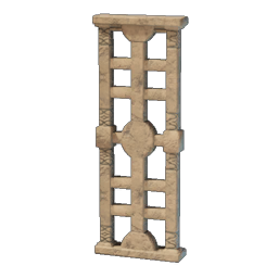 High Ornamented Stone Window Frame