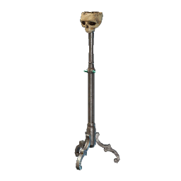 Crypt Standing Skull Torch