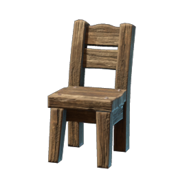 Crude Wooden Chair
