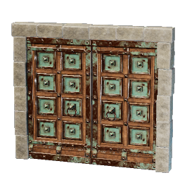 Copper Double Door